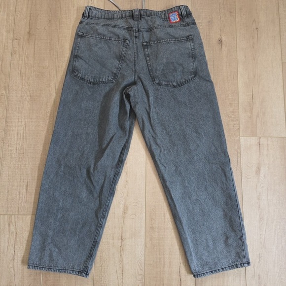 Empyre men's Loose Fit baggy Light Wash black Skate Jeans size 32x30 - Picture 5 of 8